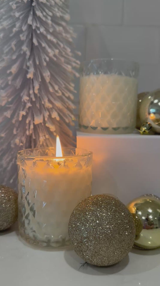 Limited Edition Christmas Candle Pack – Gingerbread House & Candy Cane